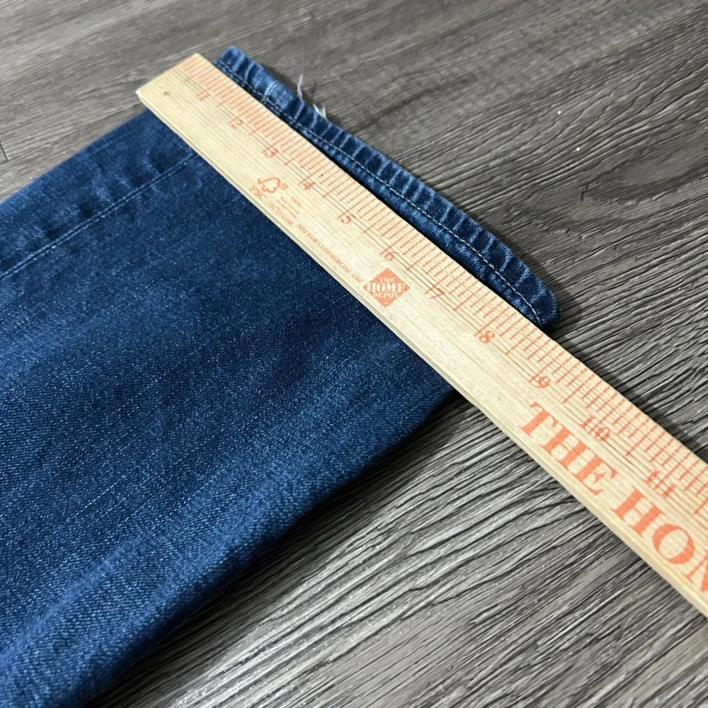 Banana Republic Vintage Straight Jeans 34x34 Blue Denim Cotton Mens Distressed